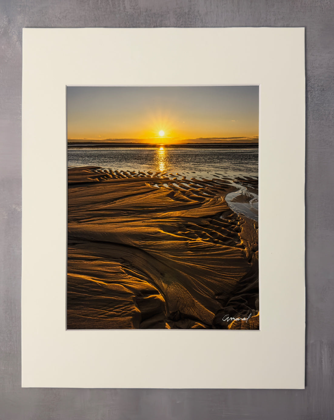 Matted Print of Chapin Beach - Dennis, Cape Cod