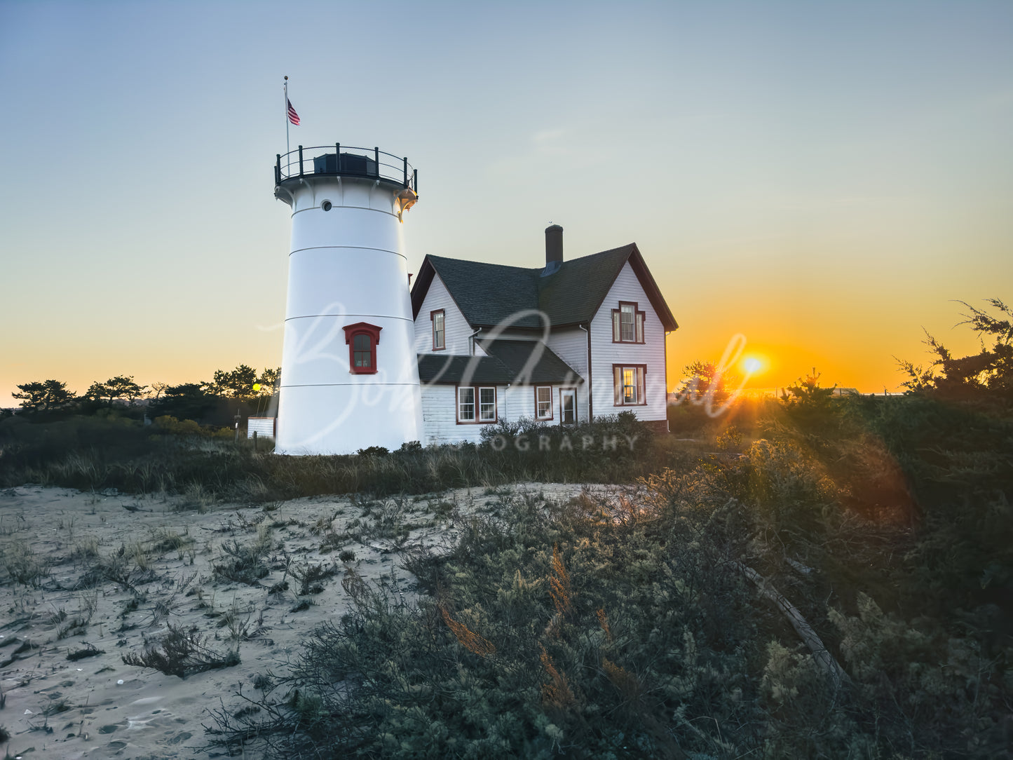 Harding's Beach/Stage Harbor Lighthouse - Chatham, Cape Cod